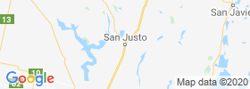 San Justo map